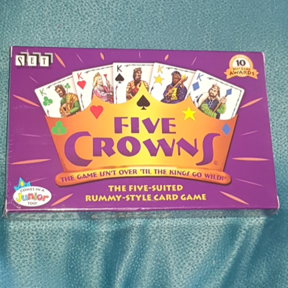 FIVE CROWNS THE FIVE-SUITED RUMMY-STYLE CARD GAME
